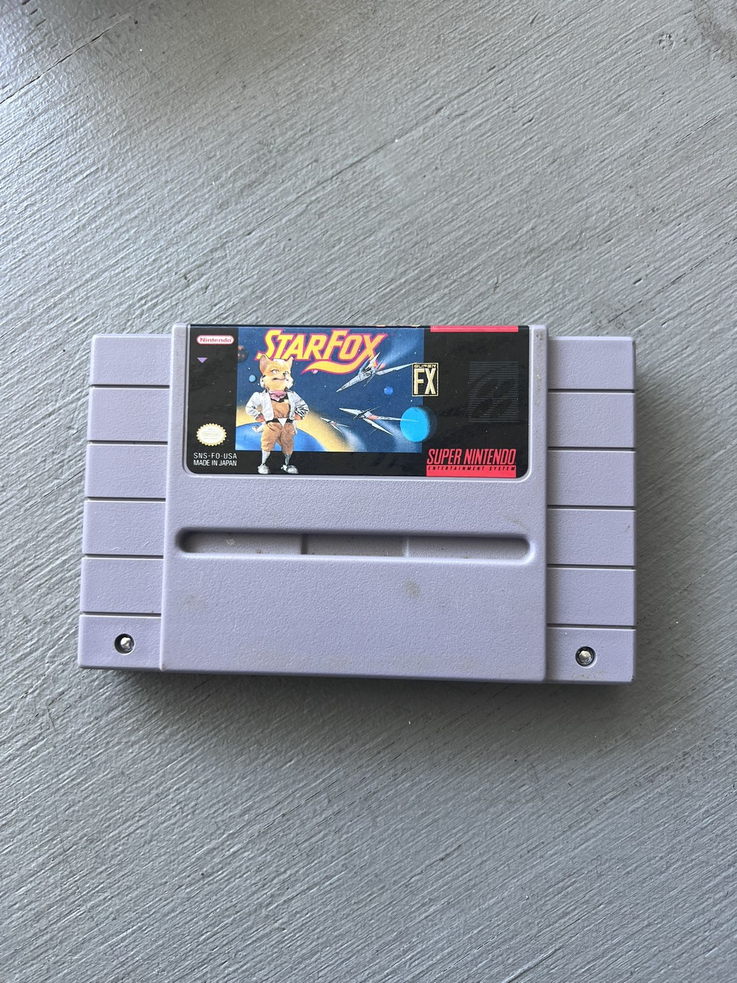 Star Fox Super Nintendo SNES 1993 Video Game Tested