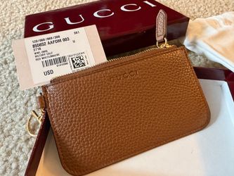 Gucci  Zip Pouch Card Holder Wallet
