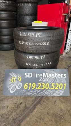 2 Bridgestone RFT tires (245-40-19) .