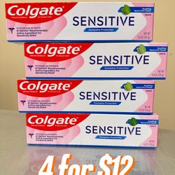 Colgate Sensitive Toothpaste. 