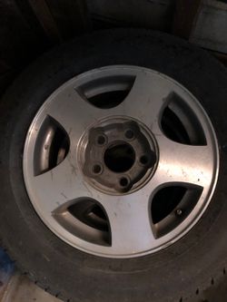 2002 Chevy Malibu rims and tires