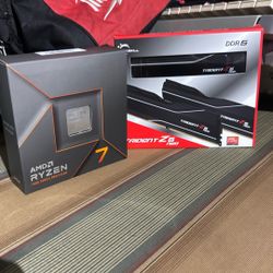 Amd Ryzen 7 7700x With NON RGB Flare X5 32GBx2(64gb)