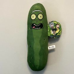 Rick and Morty :  Pickle Rick Plushie