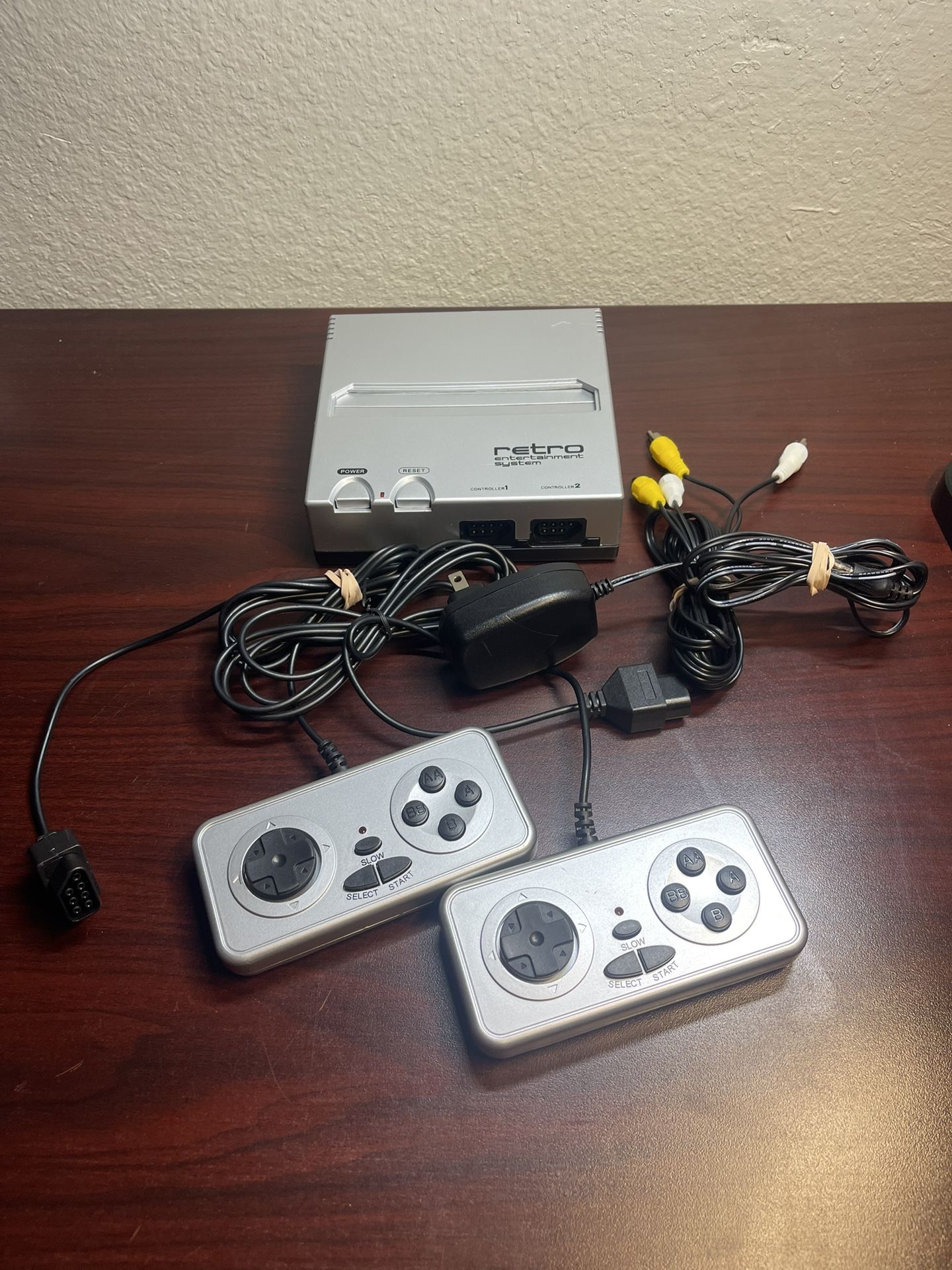 Reto-Bit Retro Entertainment System Famiclone NES Silver, Tested, Fast Shipping!