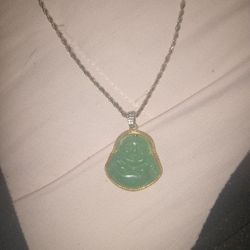 real Buddha pendant and chain 