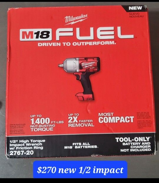 MILWAUKEE 1/2 HIGH IMPACT NEW
