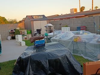 Multi-family backyard garage sale