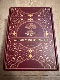 Aberdeen Oak Whiskey Infusion Kit 18 Piece Set
