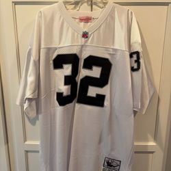 Mitchell and Ness Oakland Raiders Jack Tatum Throwback Jersey White Size 54