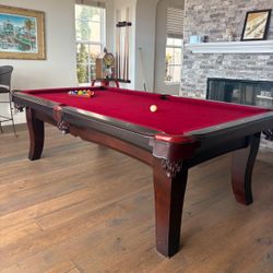 Pool Table 8ft ( Free Delivery & Set Up & New Color Felt Of Your Choice ) 