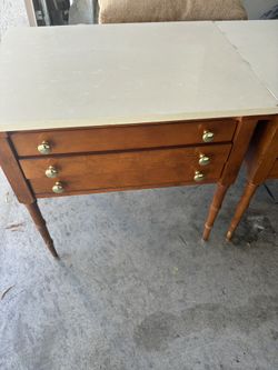 2 Mesitas De Noche Con Top Mármol