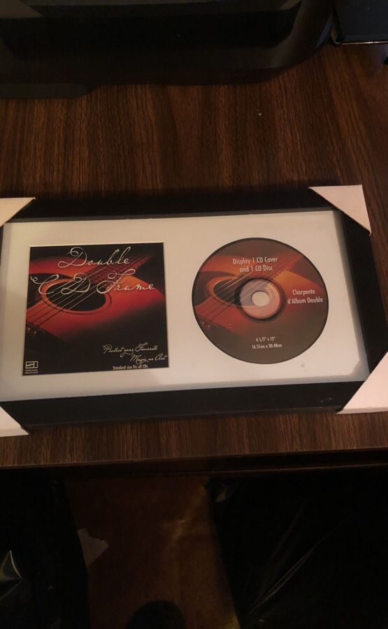CD Frame (Black n Glass Cover) 4 in Stock! All 4 for 24.99!