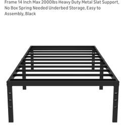 Twin Frame With Mattress 