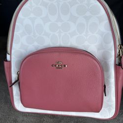 Pink Coach Backpack OBO