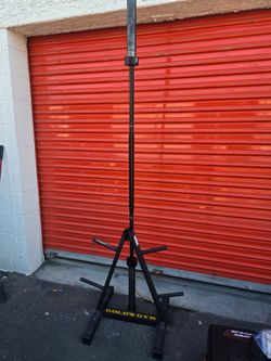 Gold's Gym Weight Stand & Olympic Barbell
