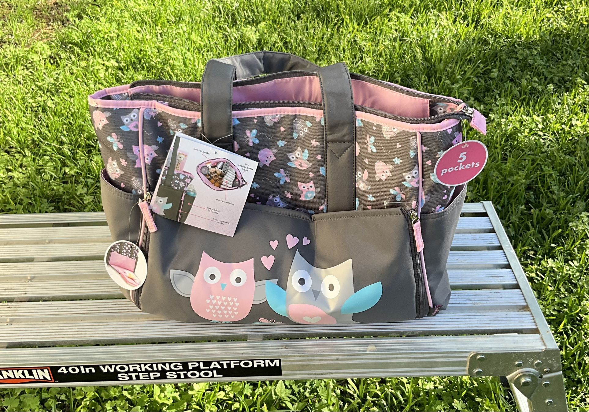 Pink Owl Diaper Bag for Sale in Arlington TX OfferUp