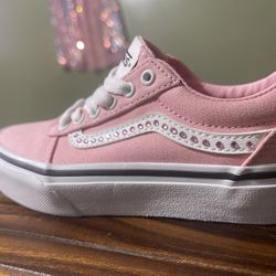 Girls Pink VANS sneakers Brand New (no Box) Kids Size 12 