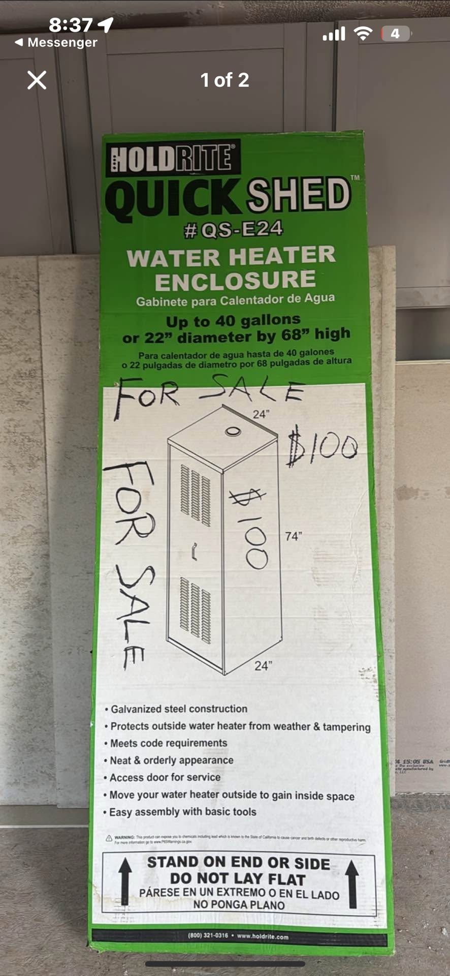 Water Heater Cover Box