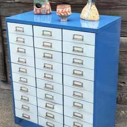 Vintage Steelmaster 30 drawer parts cabinet