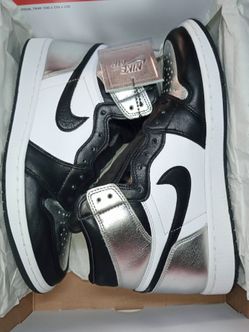 Air Jordan 1 High OG Silver Toe