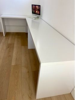 Kathy Ireland White Corner Desk Set | Homeschool, Craft Room, or Office