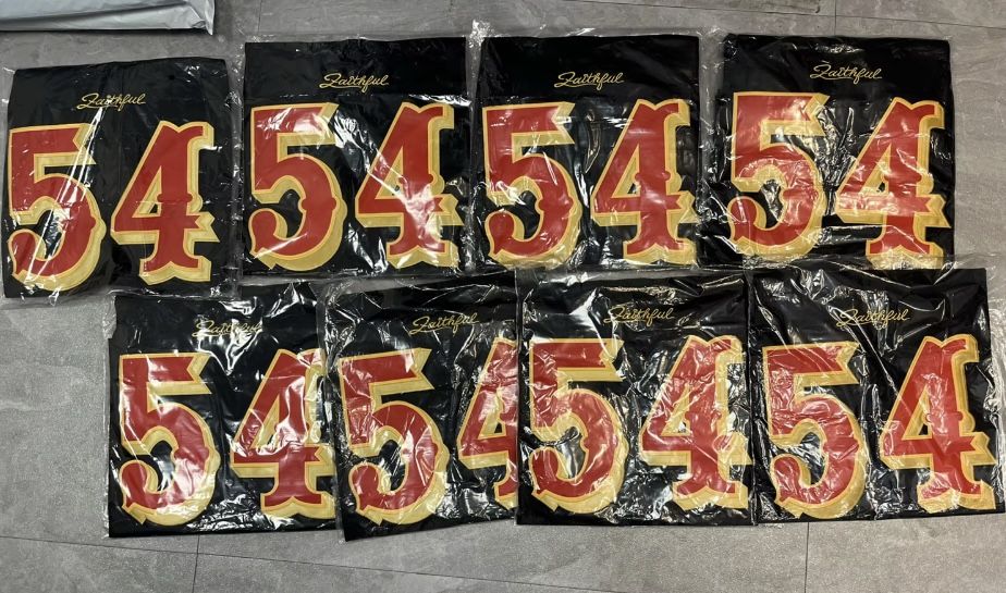 Brand New Gold Stitching 49ers Rivalries Warner jersey’s $60 each