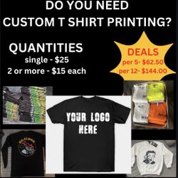 Custom T Shirt Printing