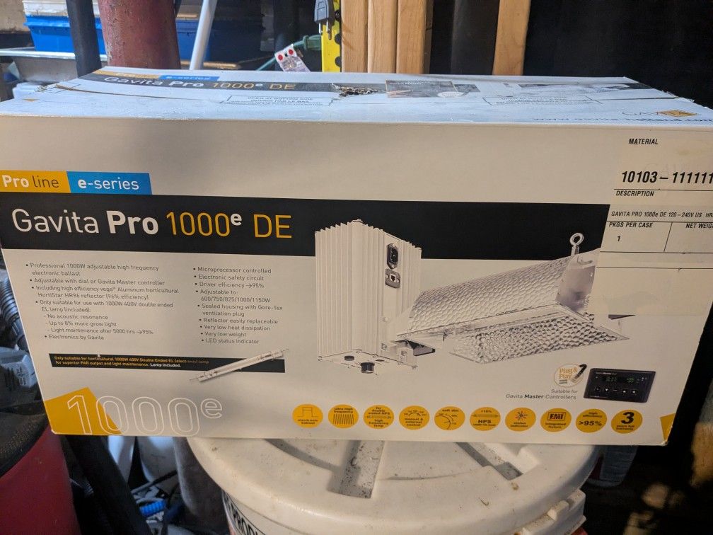 Gavita 1000W HPS Grow Light