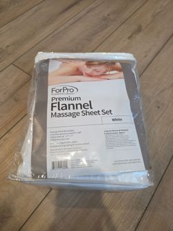 Premium Flannel Massage Sheet Set, New