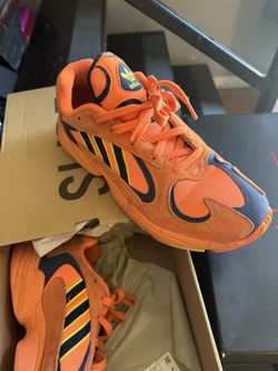 Adidas Yung 1 Total Orange Size 10.5 Goku Dragon Ball Z DBZ