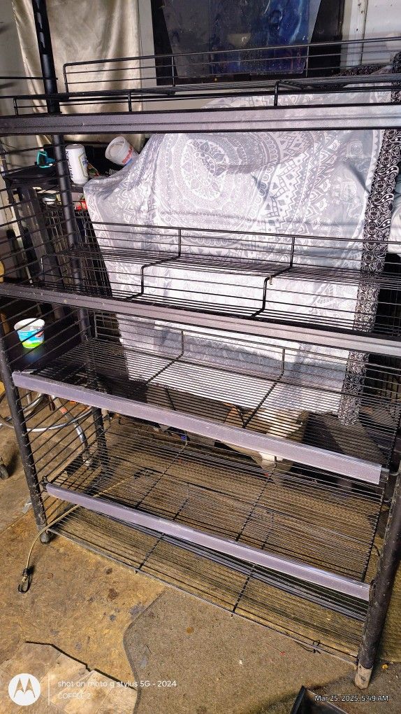 Black Heavy Duty Display Rack
