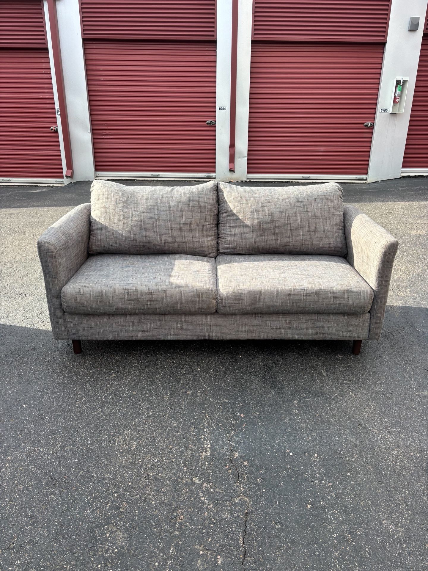 **FREE DELIVERY** Beautiful Modern Grey-Blue Couch