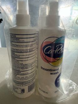 Incontinence Spray and Antibacterial Skin Care