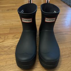 Hunter Women's Play Short Rain Boot  - Arctic Moss