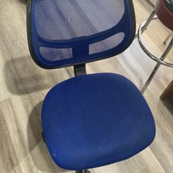 Blue Swivel Chair