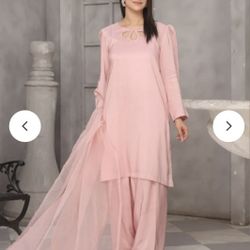 3 Piece Farshi Shalwar Kurta Set Raw Silk