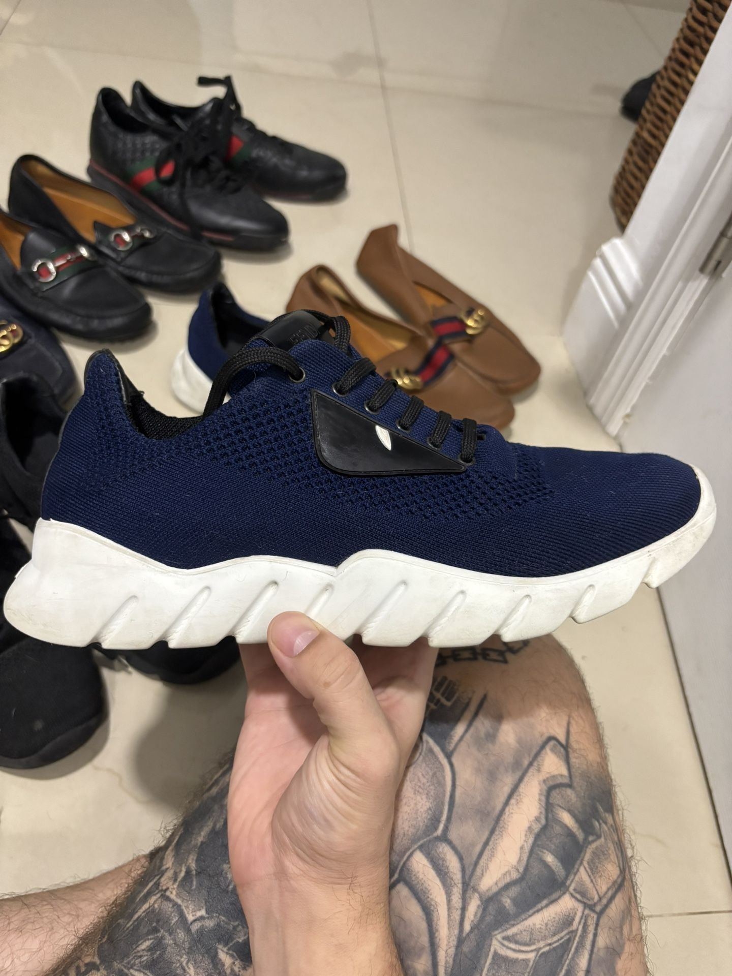 Gucci and Fendi Men Shoes 