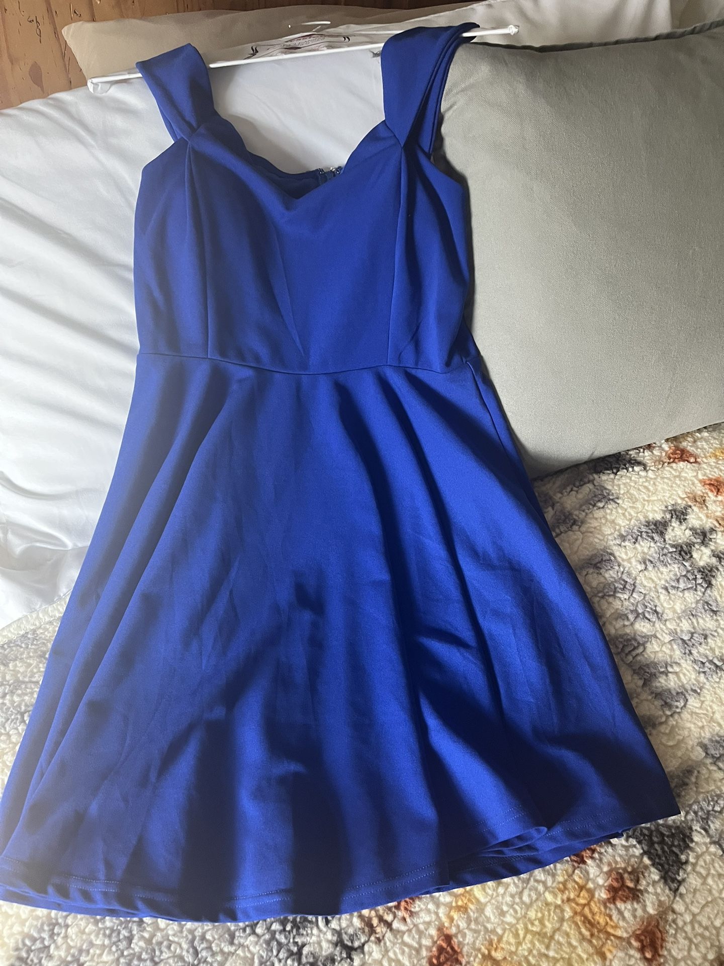 Blue Windsor Dress