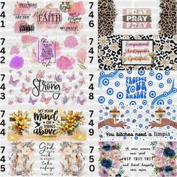 Religious UV DTF 16 Oz Cup Wrap