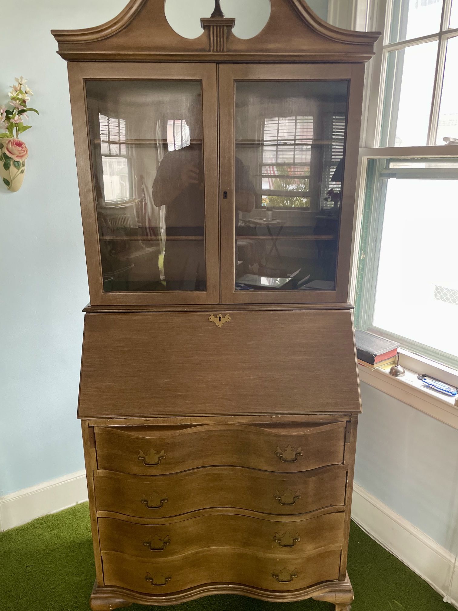 Desk Secretary - 30”W x 75”H x 17”D