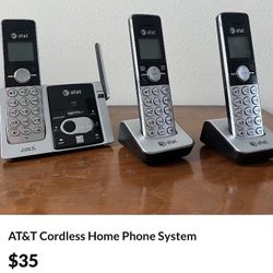 AT&T Cordless Home Phone System 