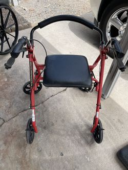 Rollator Walker With Seat