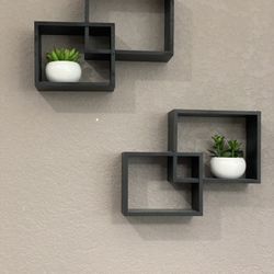 Wall Decor Hanging Shelves 