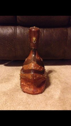 MAKE OFFER!!! Vintage Genuine Leather Brevettato Decanter