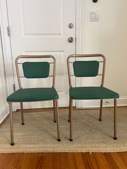 Vintage Folding Dining Chairs Cosco 1950s