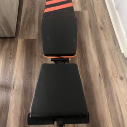 Weight bench (adjustable)