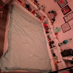 Full Size Kids Bed With Mattress &box Spring 