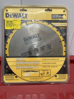 Dewalt Saw Blade 12” 32 Teeth