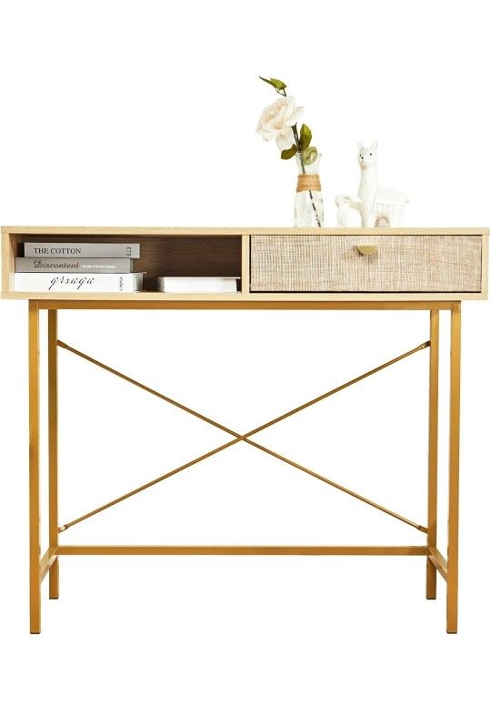 33" Console Table with Drawers-ASSEMBLY REQ