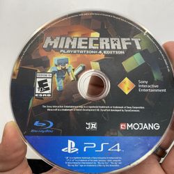 Minecraft PS4 PlayStation 4 Disc only